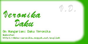 veronika daku business card